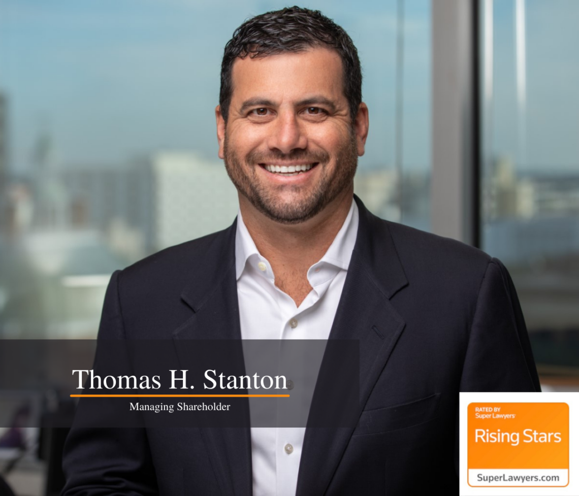 Stanton IP Law Firm Managing Shareholder Thomas H. Stanton Named 2021 Super Lawyers Rising Star